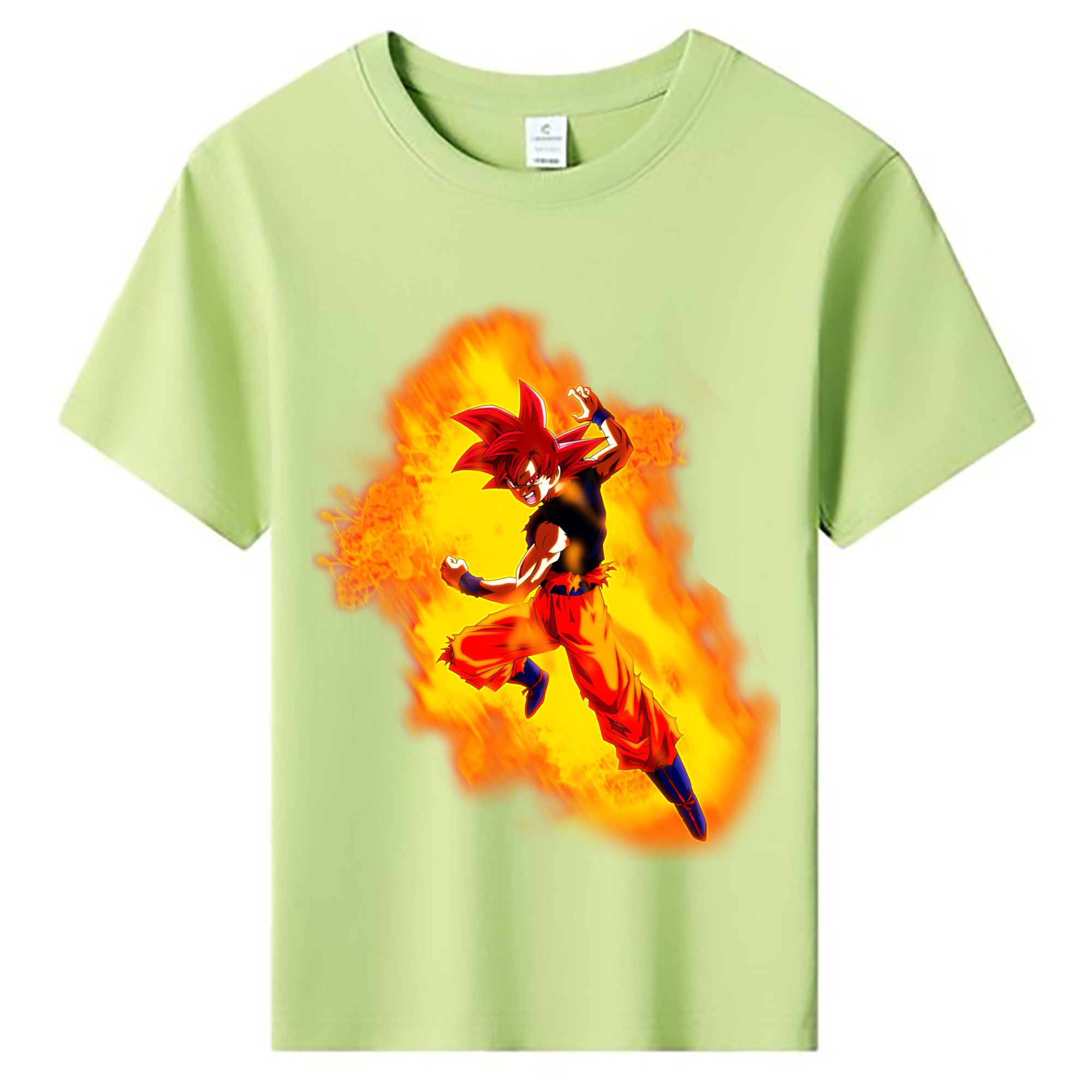（画像用） ドラゴンボール 孫悟空（そん ごくう）Son Goku カカロット DRAGON BALL Kakarotto 綿100％キッズTシャツ（フロントプリント）